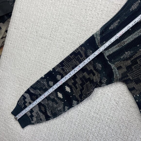 Vintage 90s Sweater Puritan Acrylic Knit Geometric Pattern XL Nostalgia READ - Picture 11 of 16